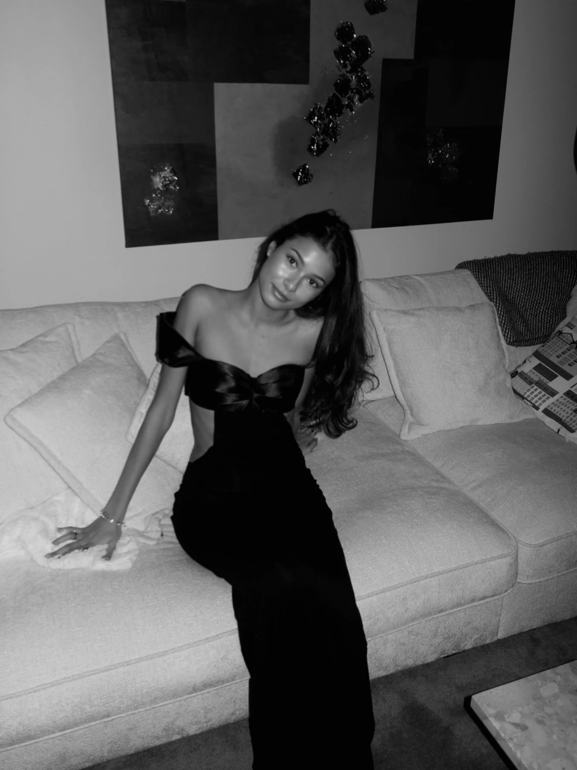 Svart långklänning  - 3