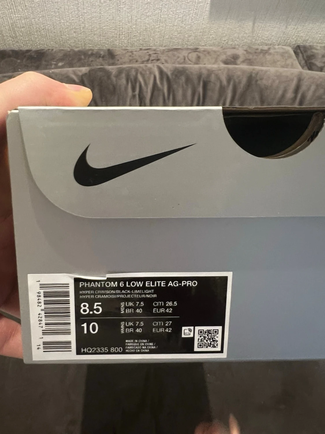 Nike Phantom AG fotbollsskor gul - 4