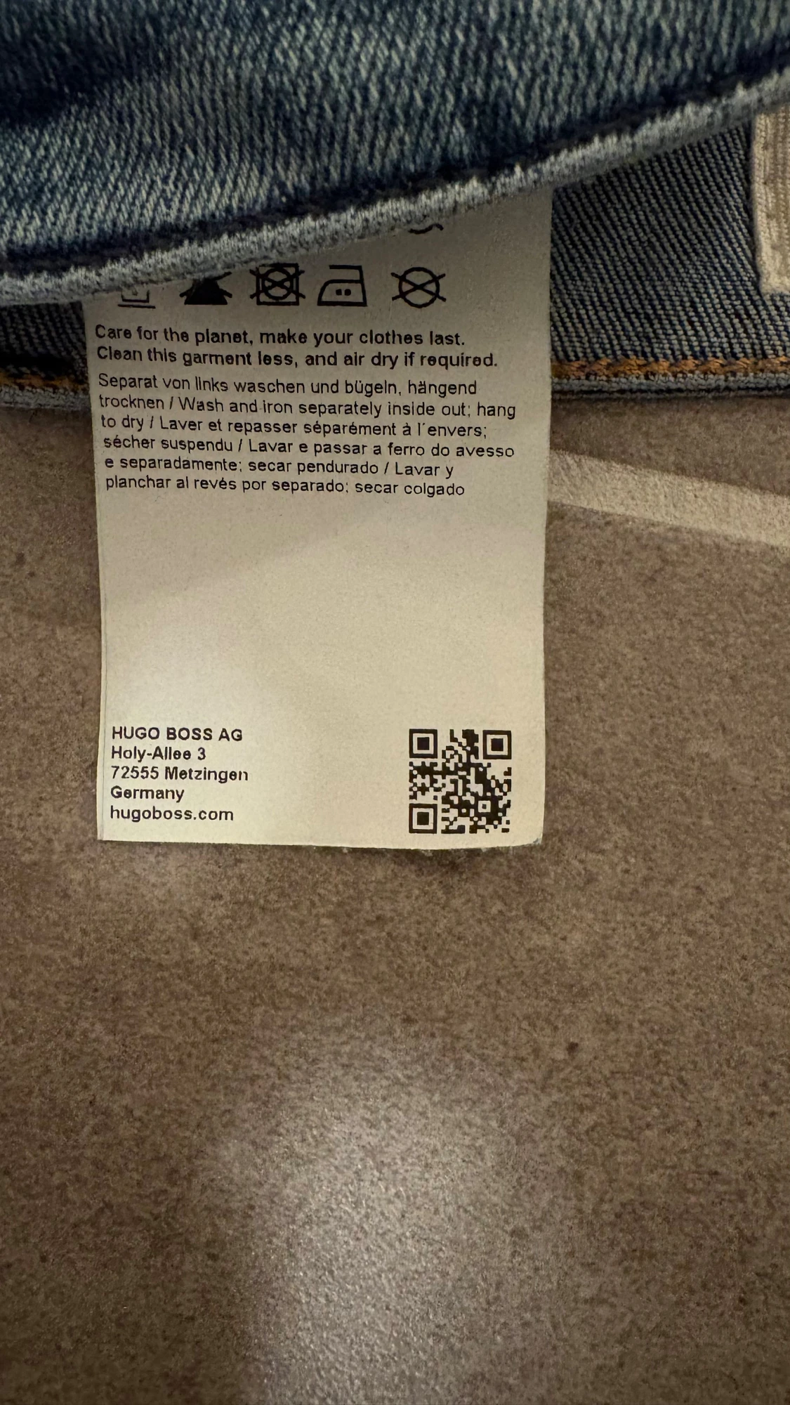 Blå jeans från BOSS, storlek 31 - 4