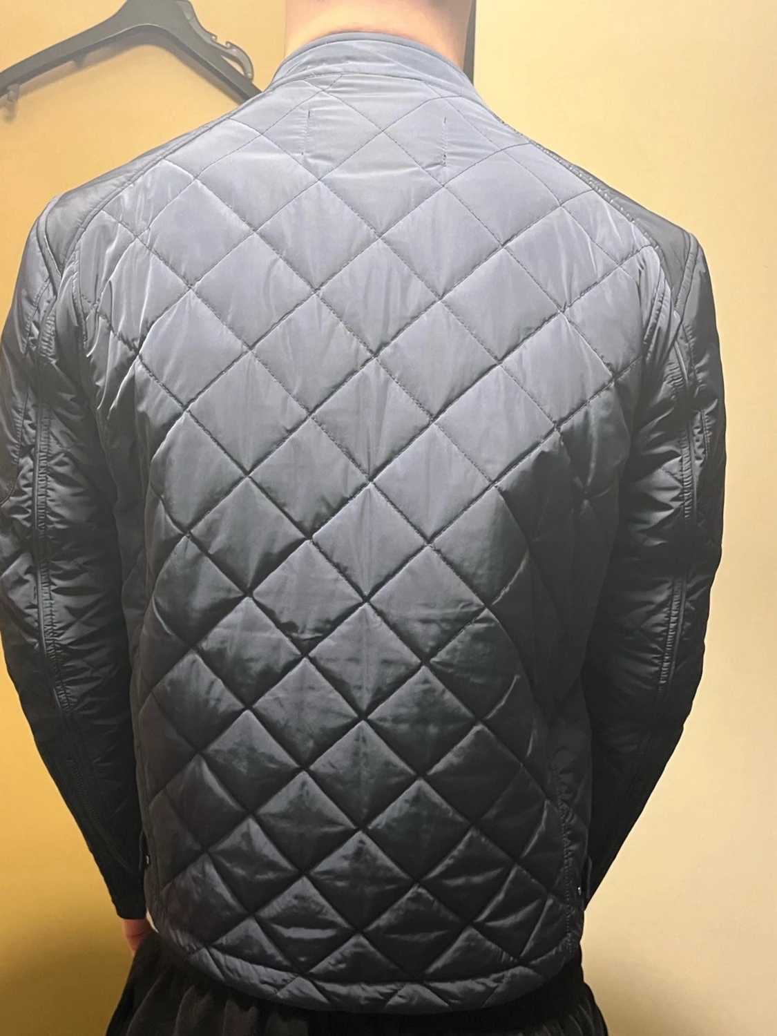 Mörkblå quiltad jacka från Replay - 1