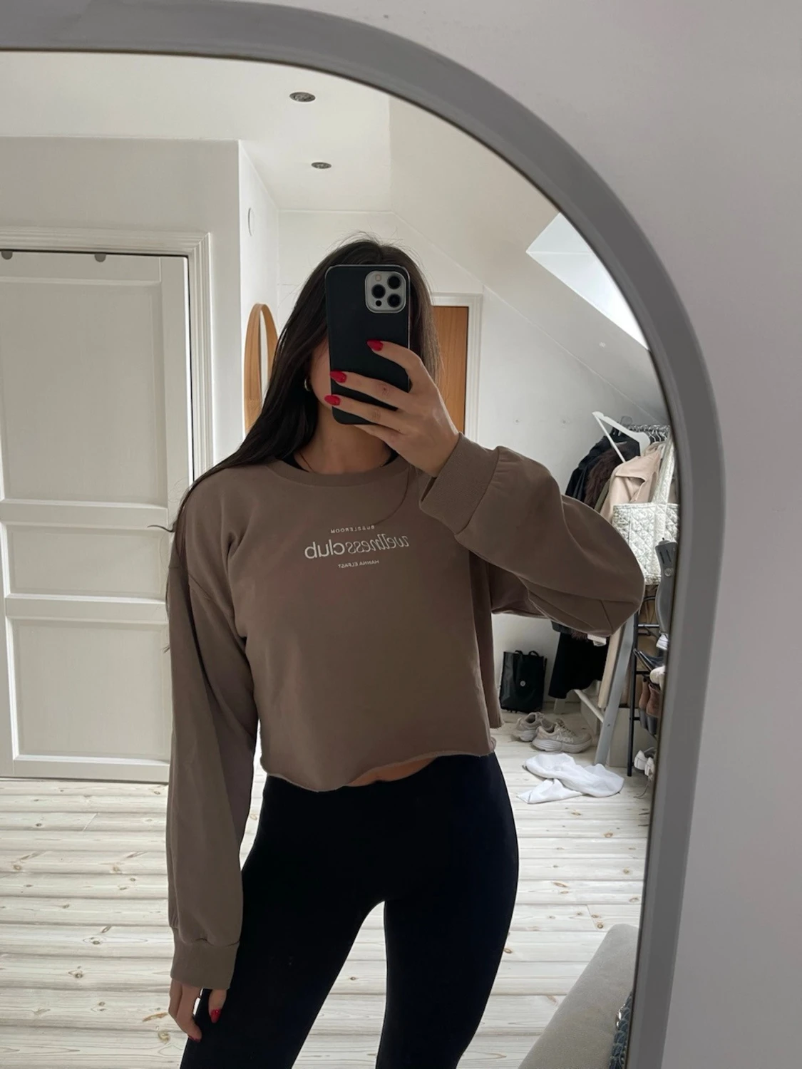 Cropped collagetröja  - 1