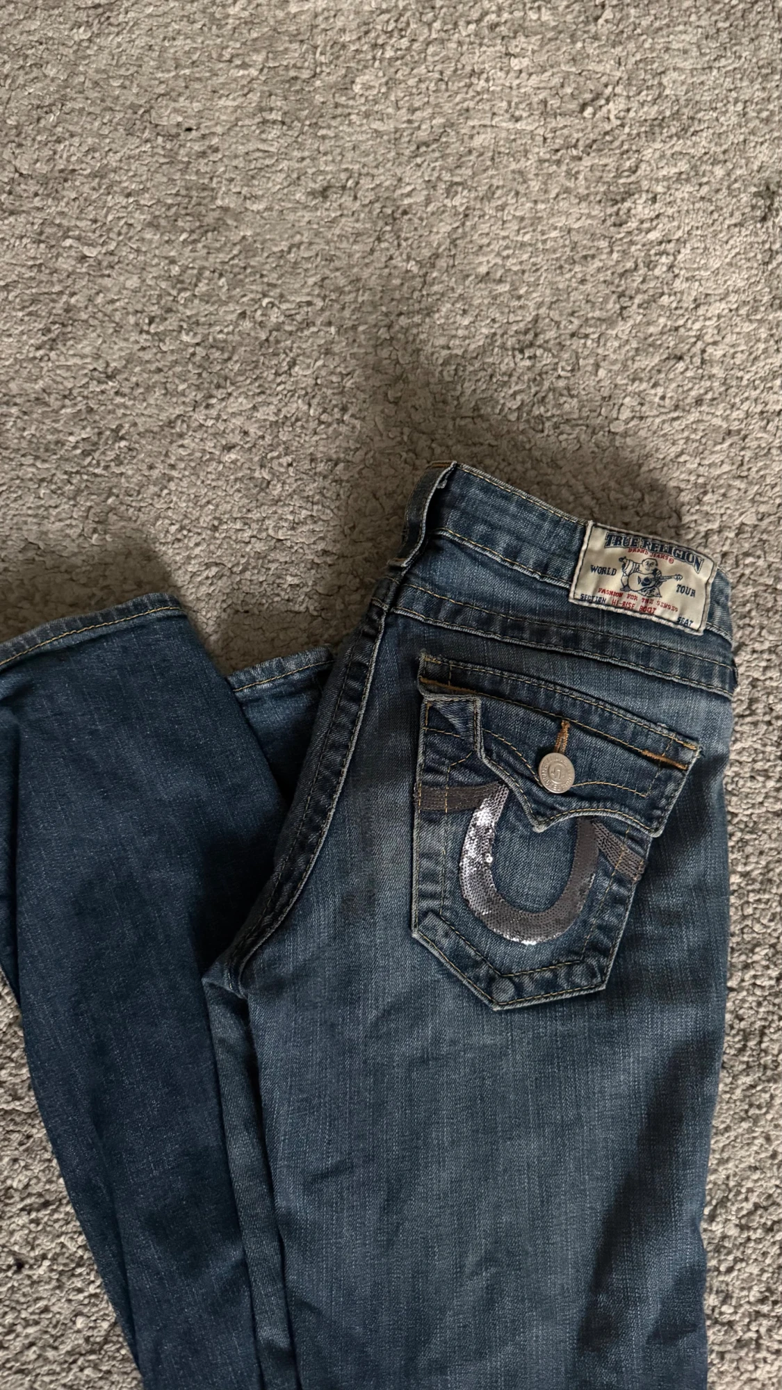 True Religion blå bootcut jeans - 1