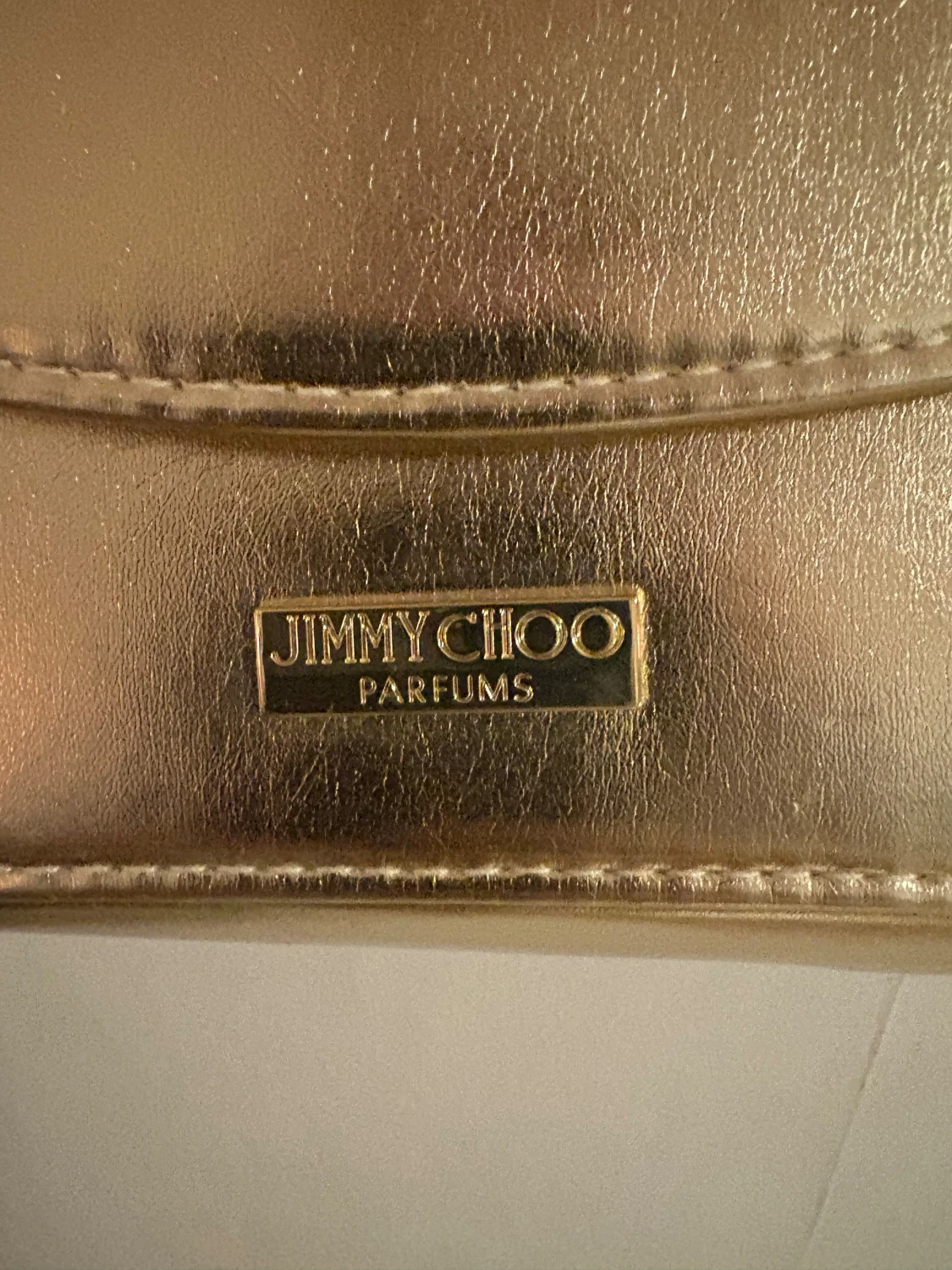 Guldig axelväska från Jimmy Choo - 2