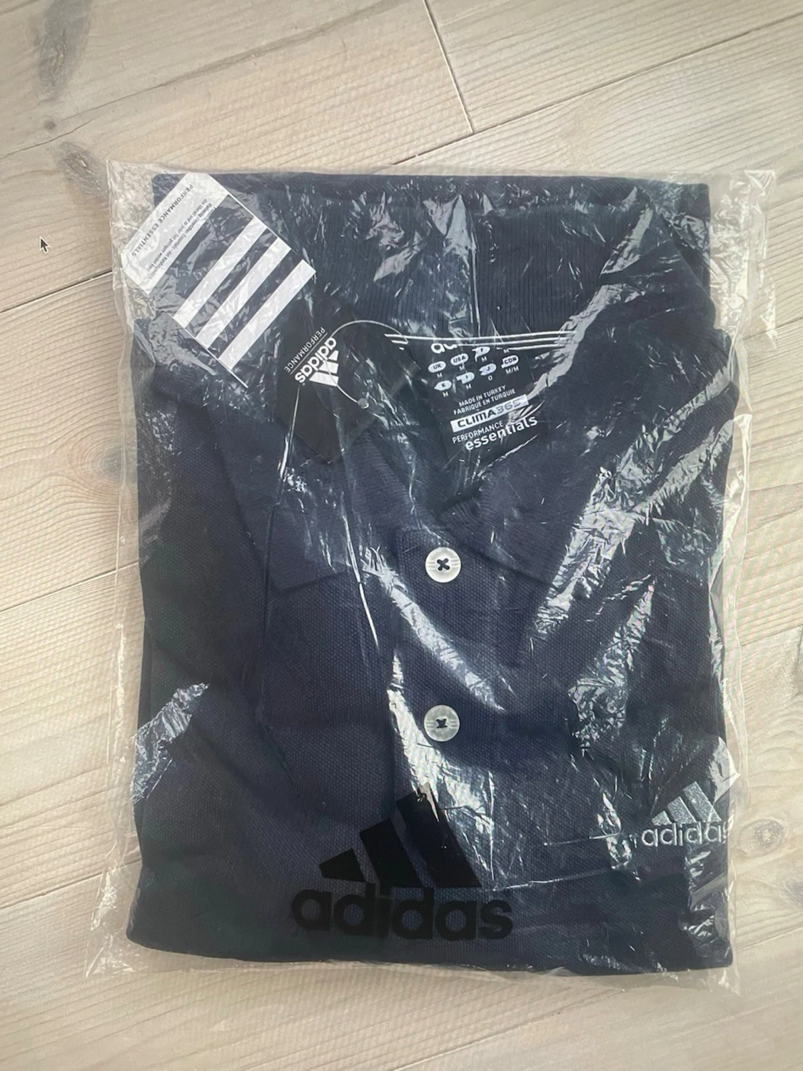 Mörkblå Adidas piké Clima365