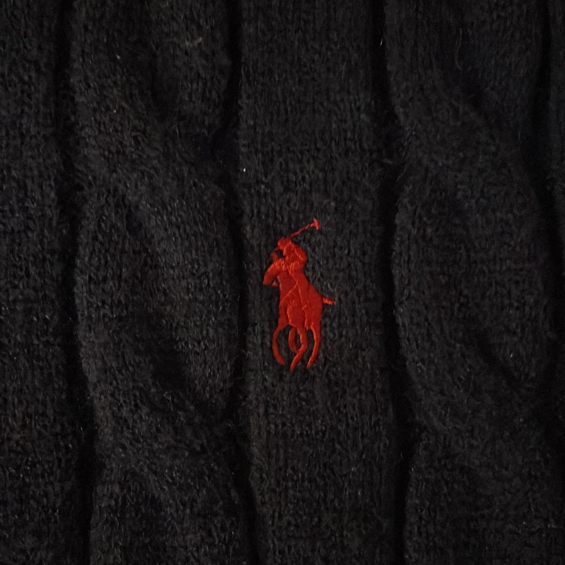 Svart stickad tröja Polo Ralph Lauren - 1