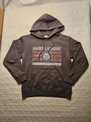 Saint Laurent Hoodie  - Grå Saint Laurent Hoodie || Storlek S 