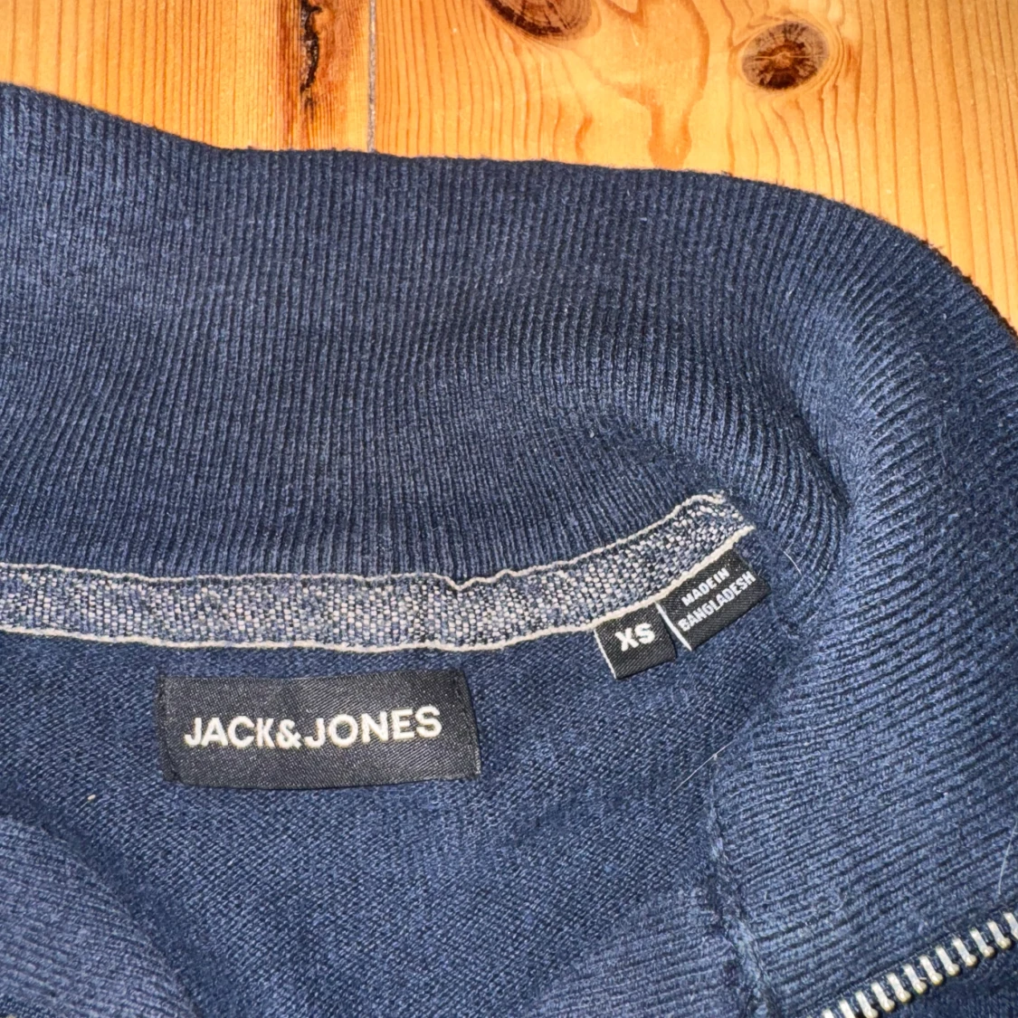 Mörkblå half zip-tröja Jack & Jones - 1