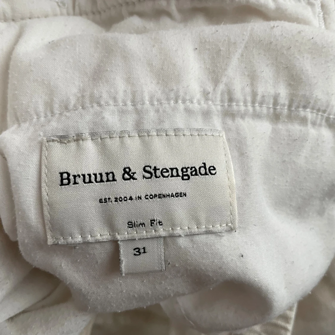 Vita linnebyxor Bruun & Stengade - 2