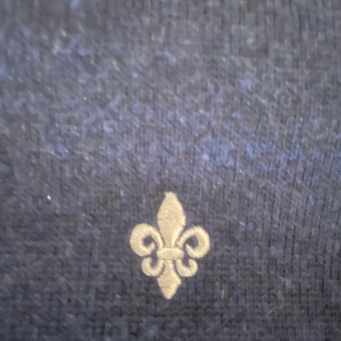 Marinblå merinoulltröja från Morris - 2