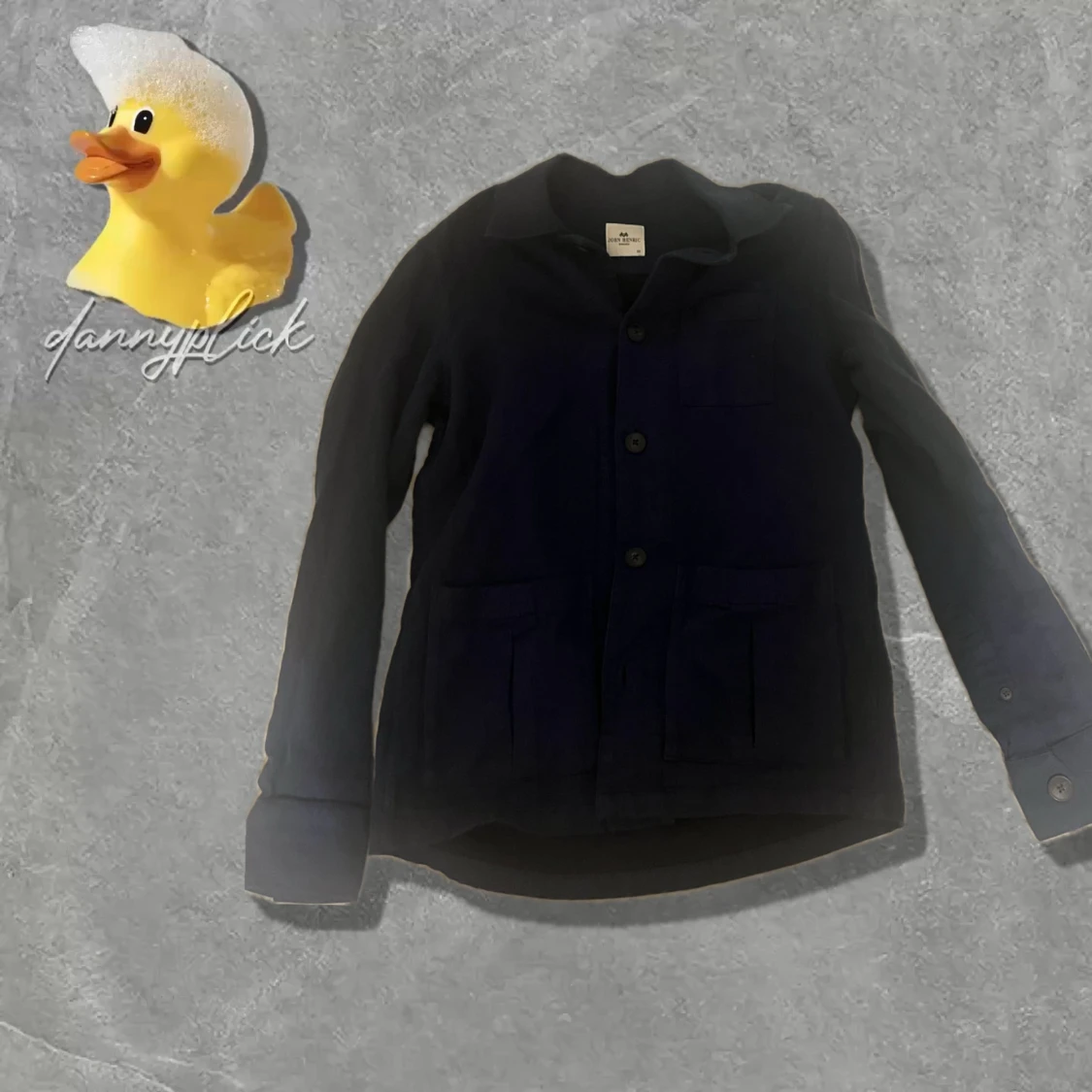 Mörkblå overshirt från John Henric - 1