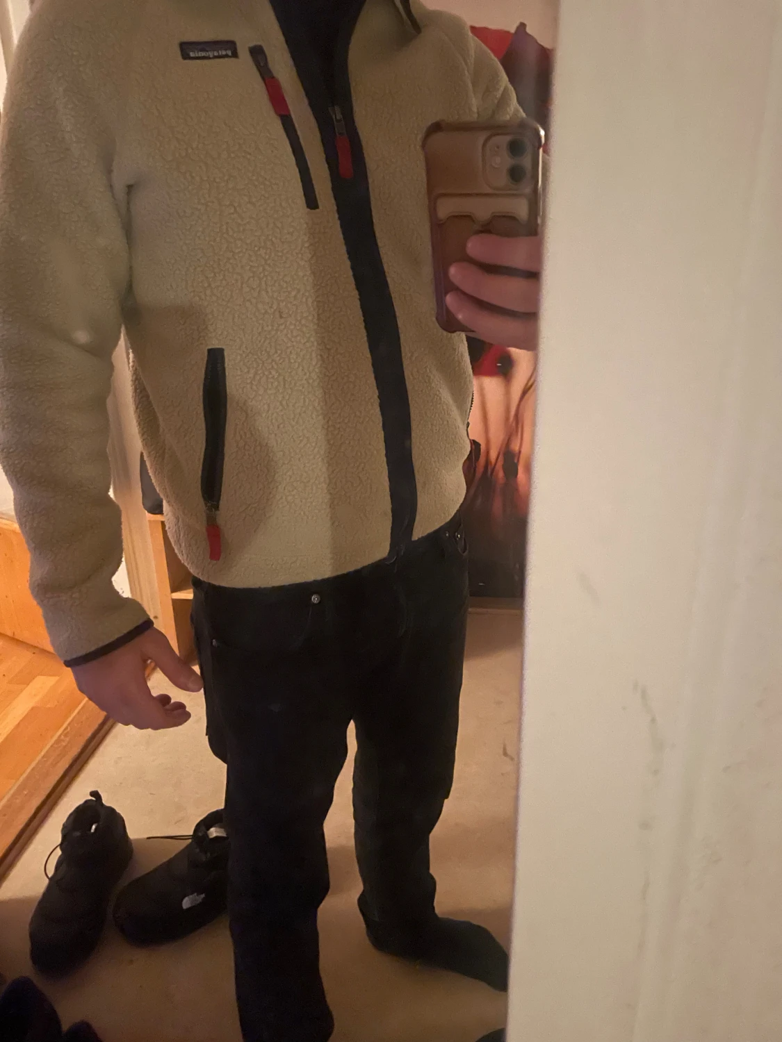 Beige fleecejacka från Patagonia - 1