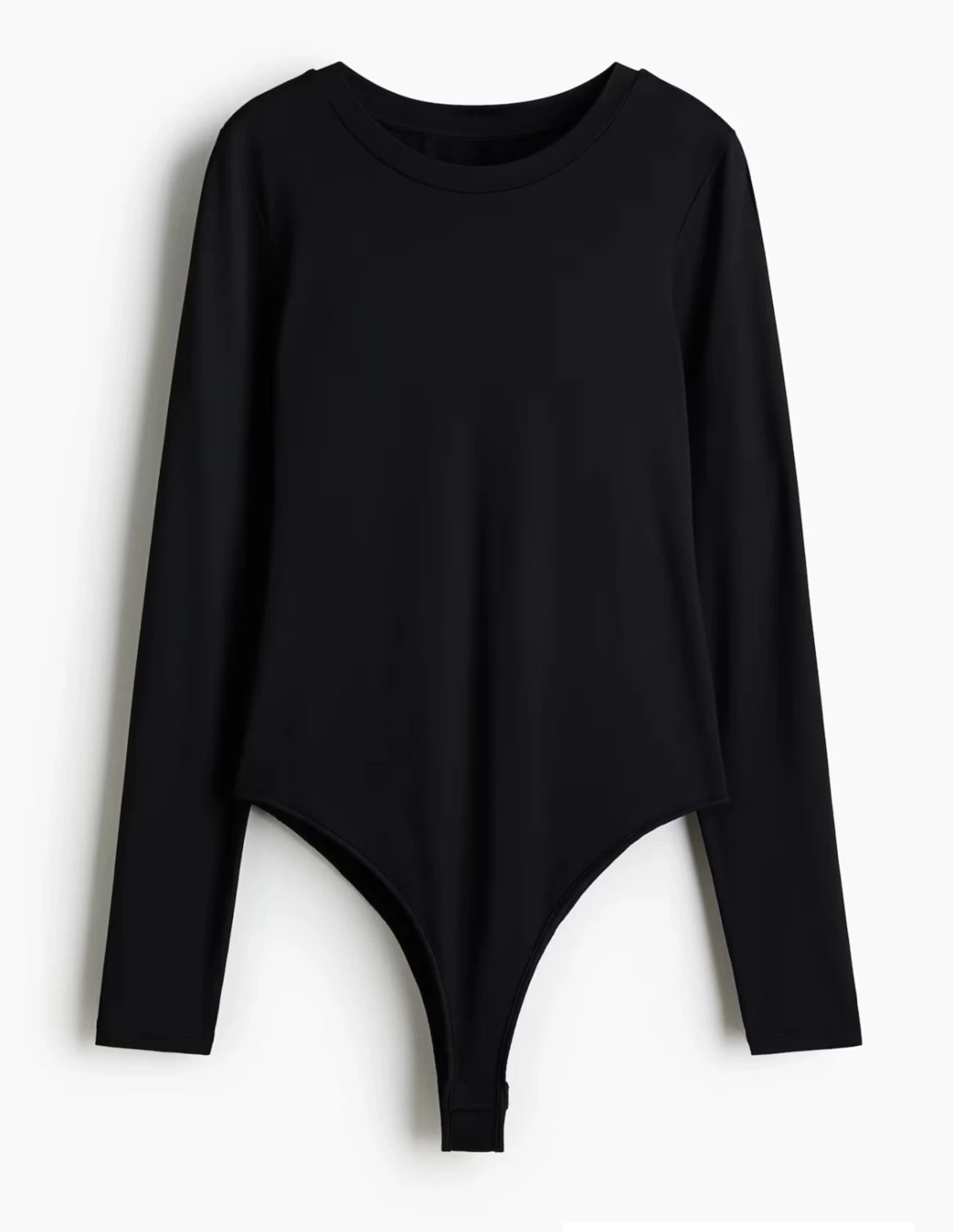 Svart långärmad bodysuit