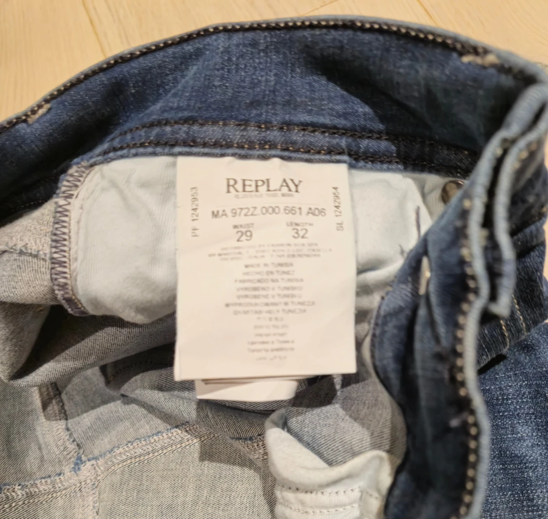 Replay grover jeans blå 29/32