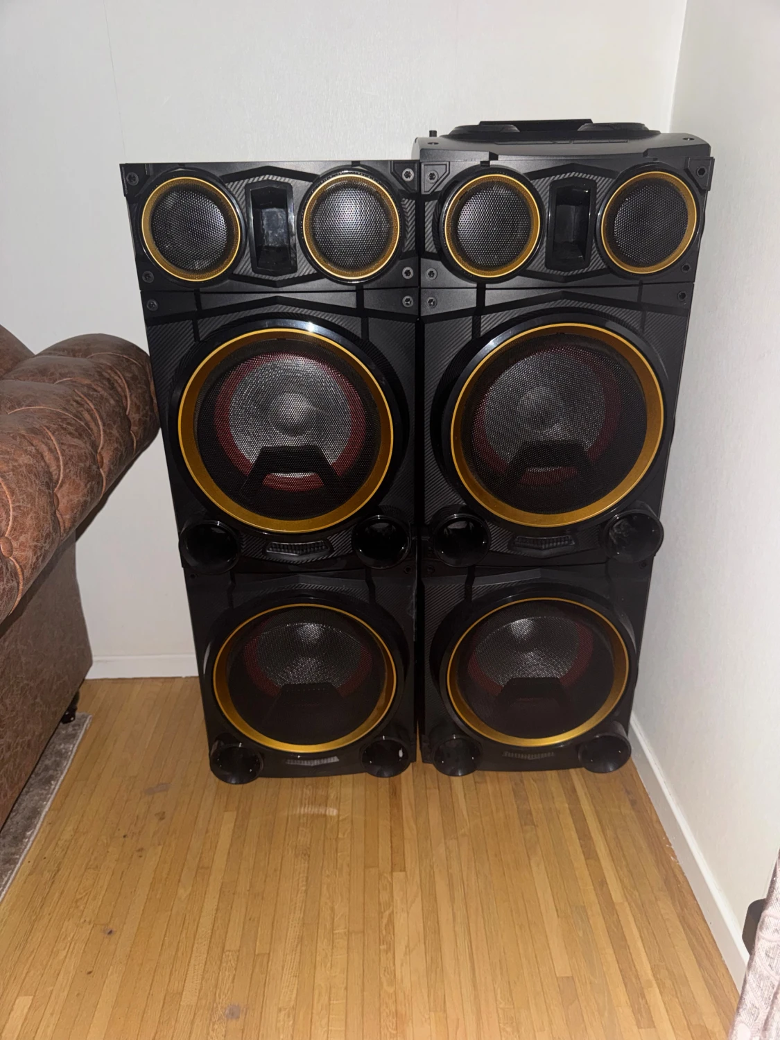 Kraftfullt högtalarsystem med DJ-kontroll - 2