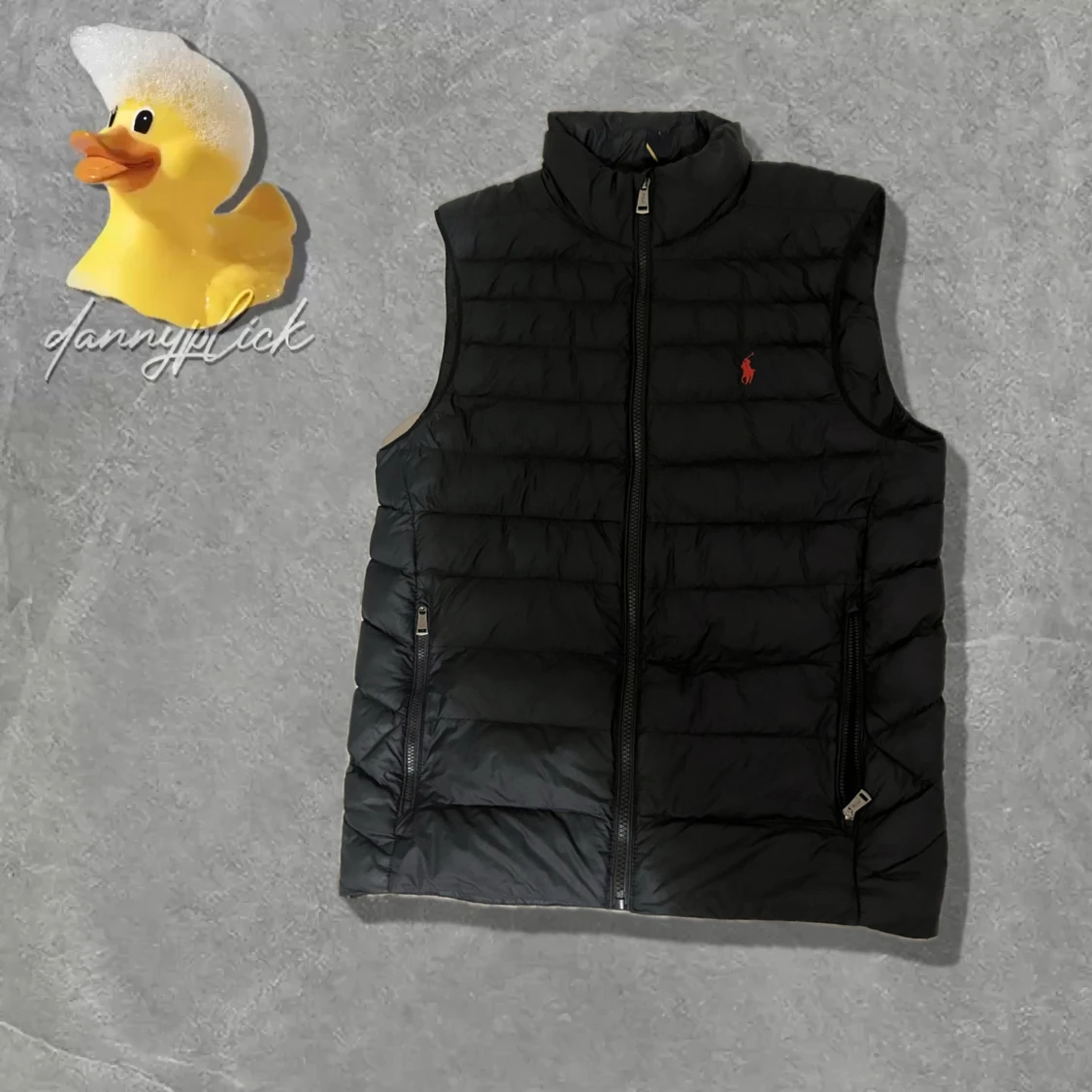 Marinblå dunväst från Ralph Lauren