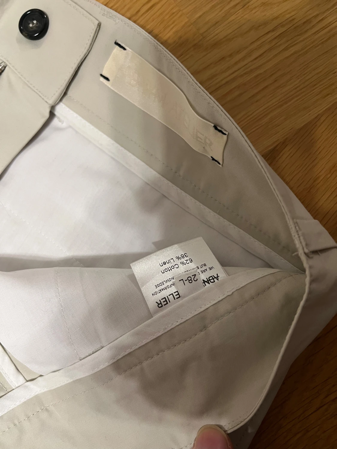 Beige cargopants från Elier - 3