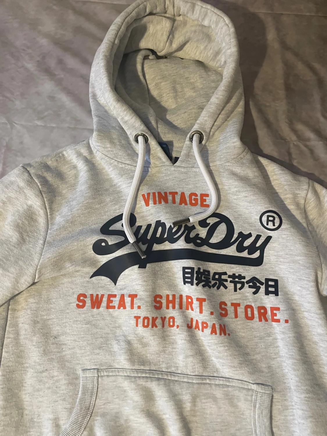 Grå Superdry hoodie - 2