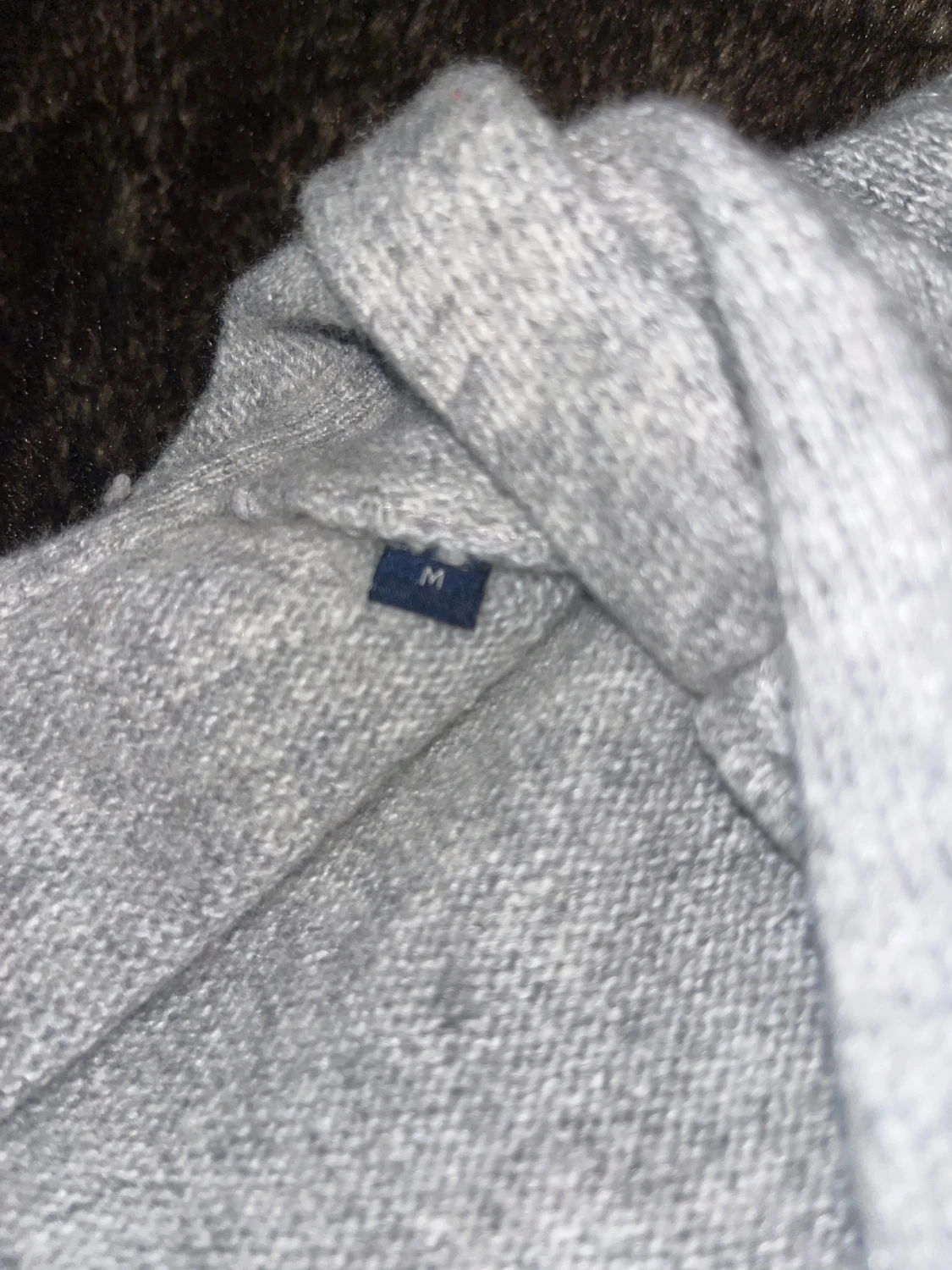 Grå hoodie med dragkedja från Boggi Storlek M - 3