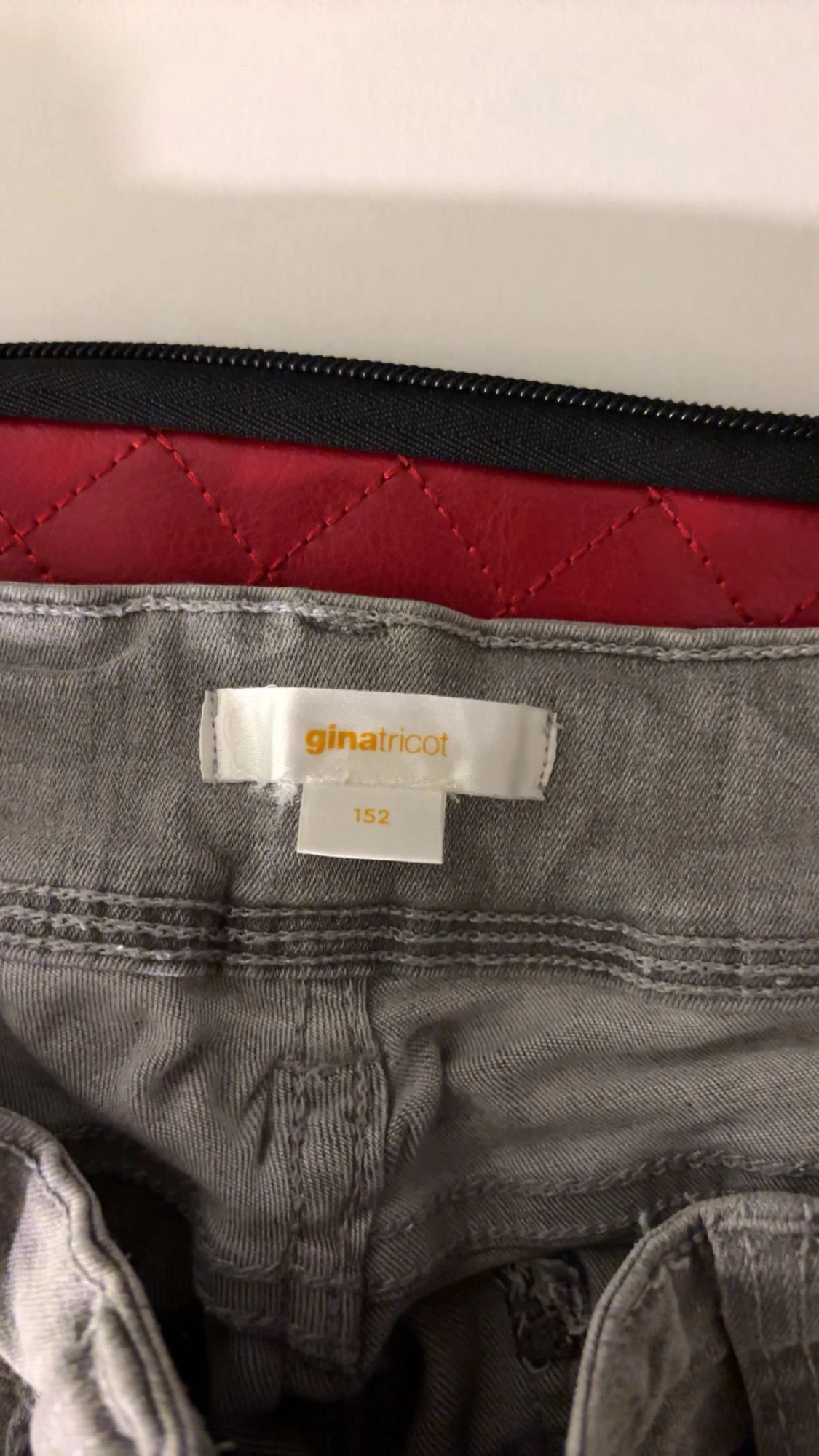 Grå low waist jeans  - 3