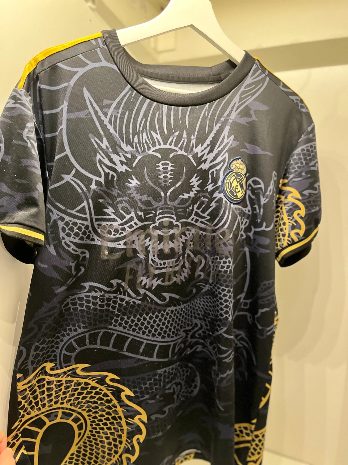 Real Madrid Ronaldo draktröja svart/guld