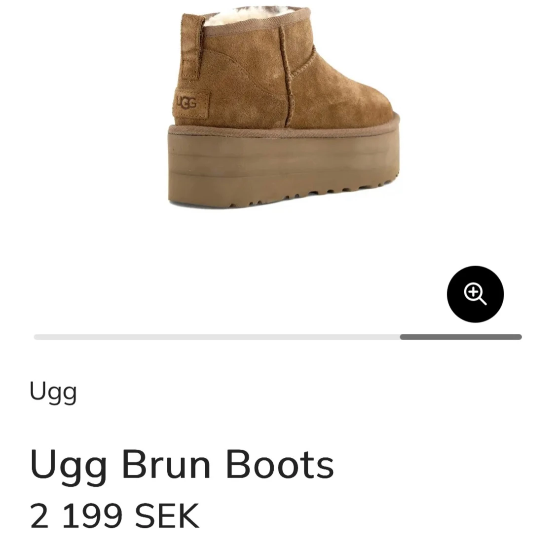 UGG brun boots med hög plattform - 2