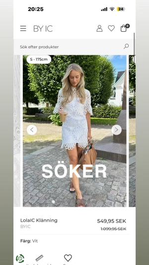 SÖKER - söker denna jättefina spetsklänning i s/m!! hör gärna av er om ni eller någon ni känner skulle kunna tänka sälja! är öppen för alla rimliga pris💕