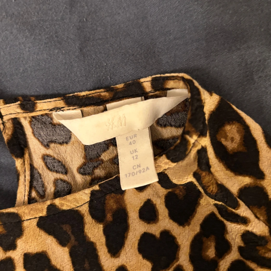 Leopardmönstrad blus  - 2