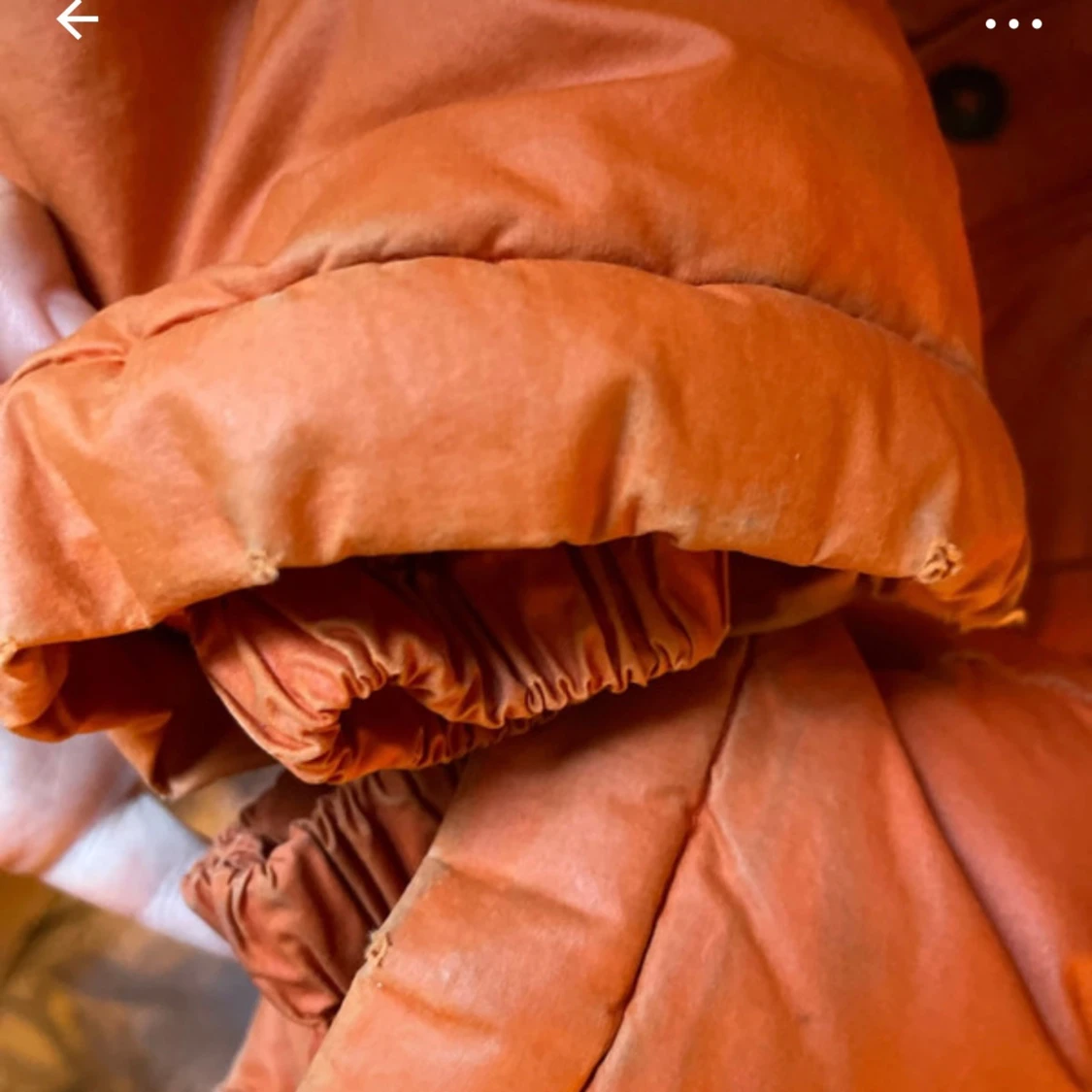 Orange pufferjacka med huva från Boomerang - 4