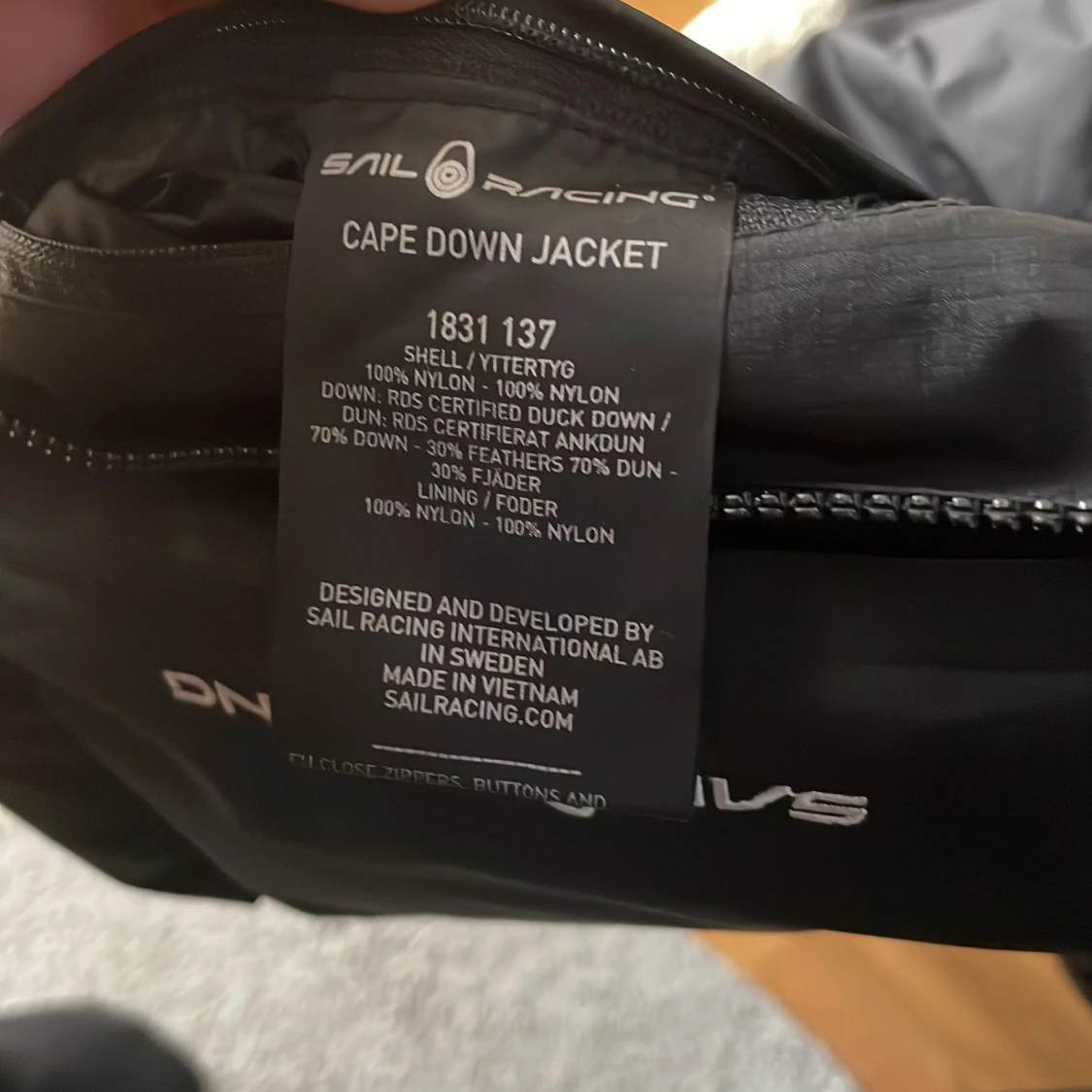 Svart Sail Racing dunjacka S - 4