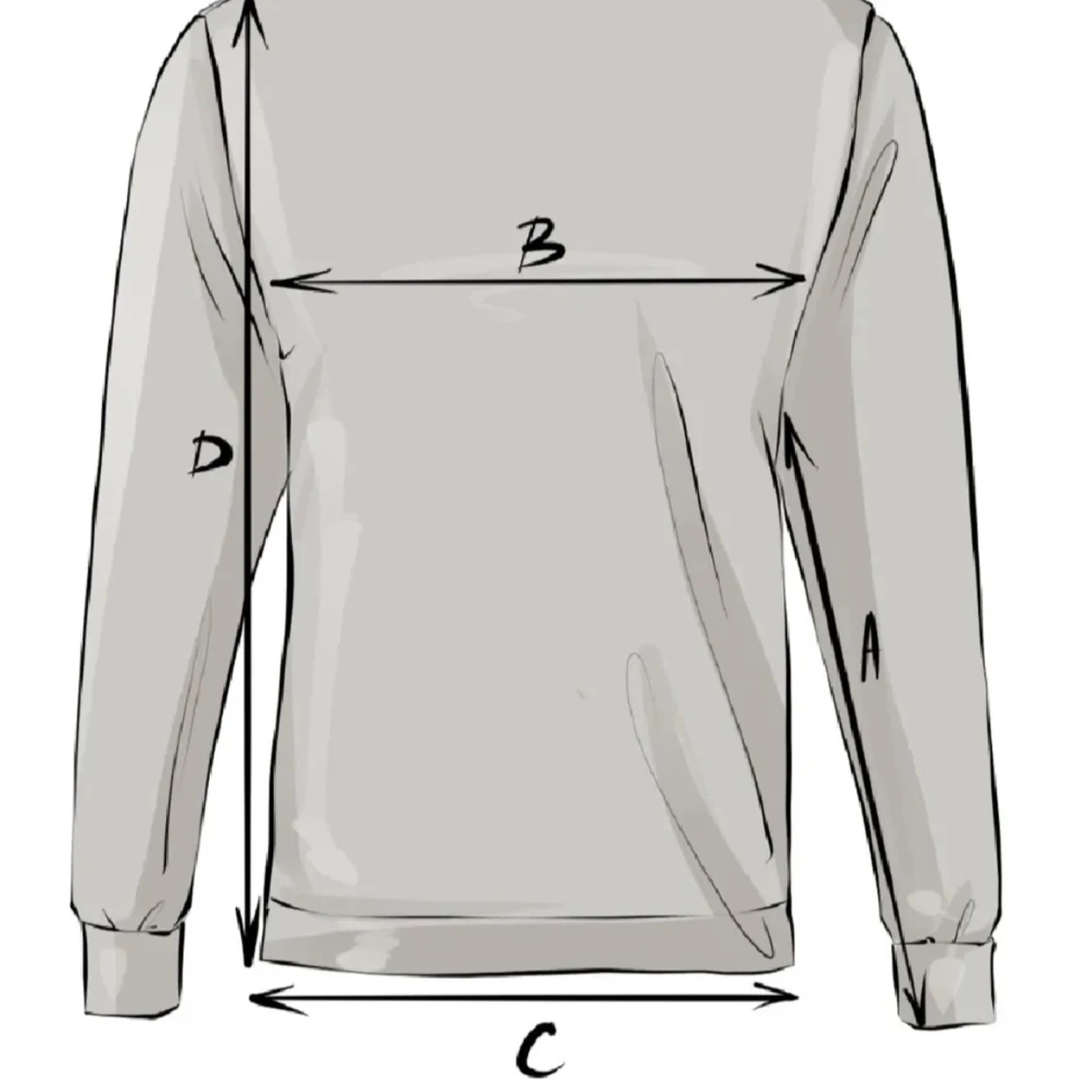 Stickad vintage hoodie mörkblå  - 3