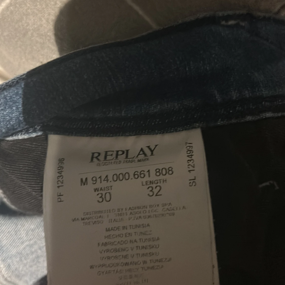 Replay ljusblå jeans, storlek 30/32 - 2