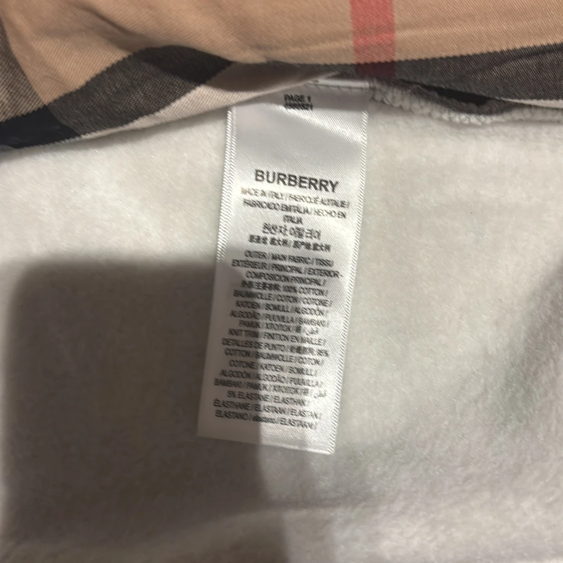 Grå hoodie från Burberry med dragkedja - 2