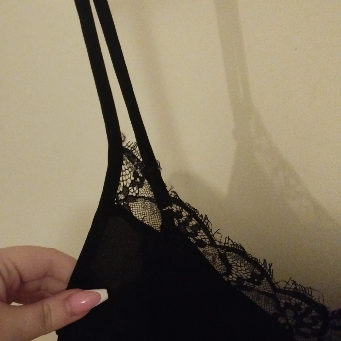 Svart spetslinnetopp från SHEIN - 2