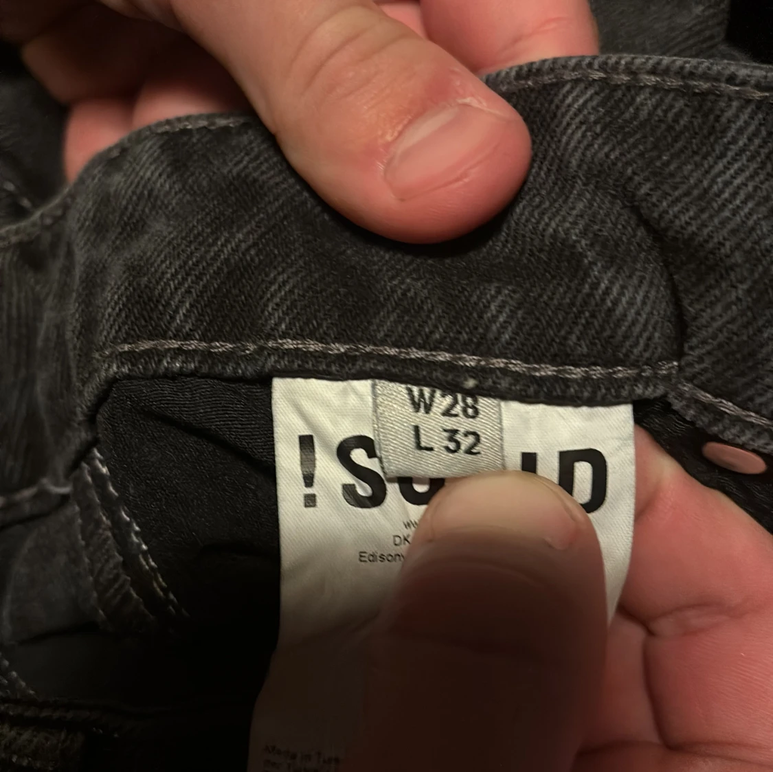 Svarta jeans från !Solid W28 L32 - 3