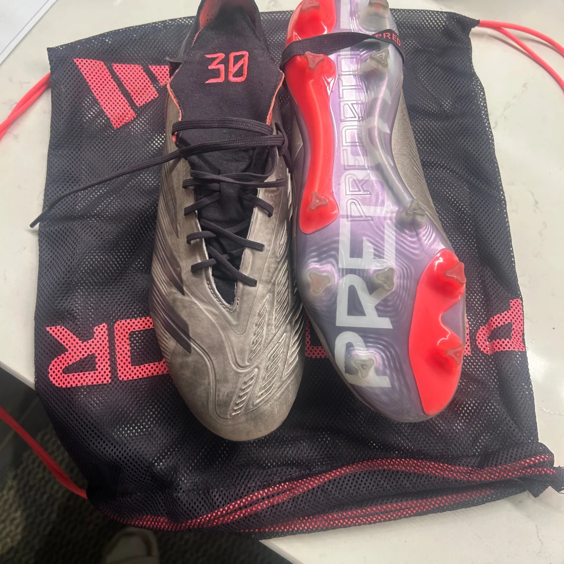 Adidas Predator fotbollsskor folded tongue - 2