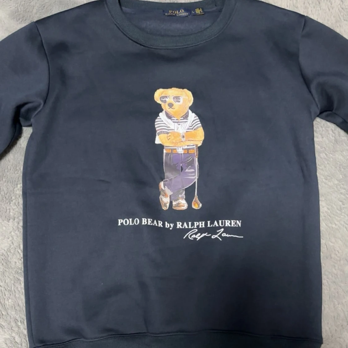 Mörkblå sweatshirt Polo Ralph Lauren