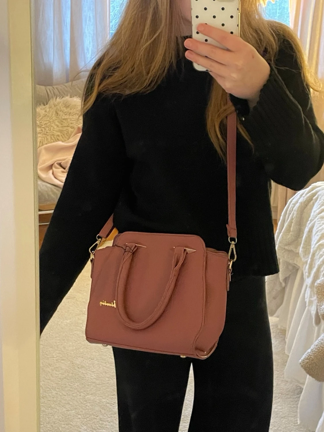 Rosa handväska från Alimathy - 6