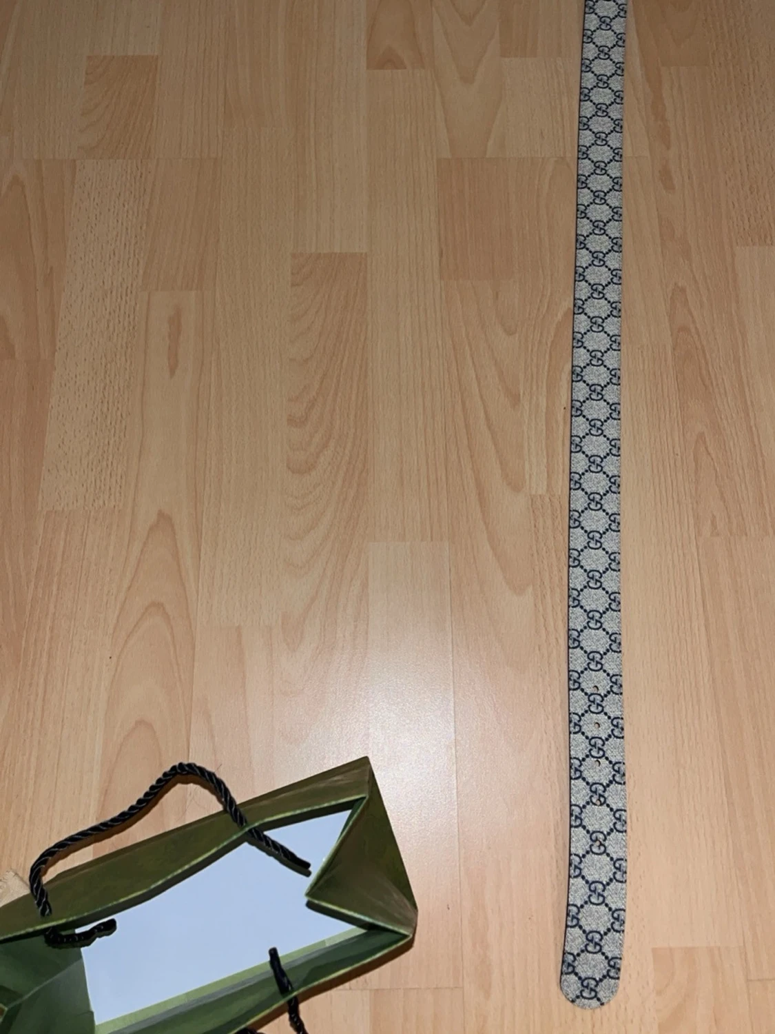 Gucci beige GG Supreme bälte - 1