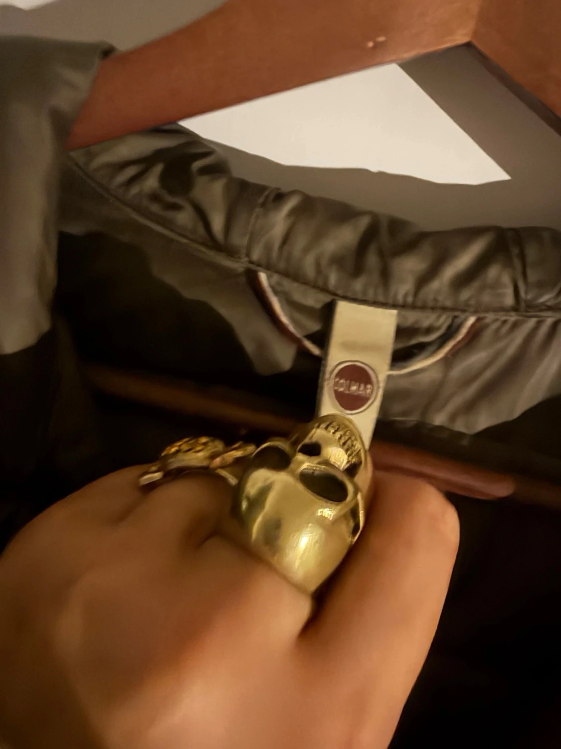 Svart grå pufferjacka från Colmar - 2