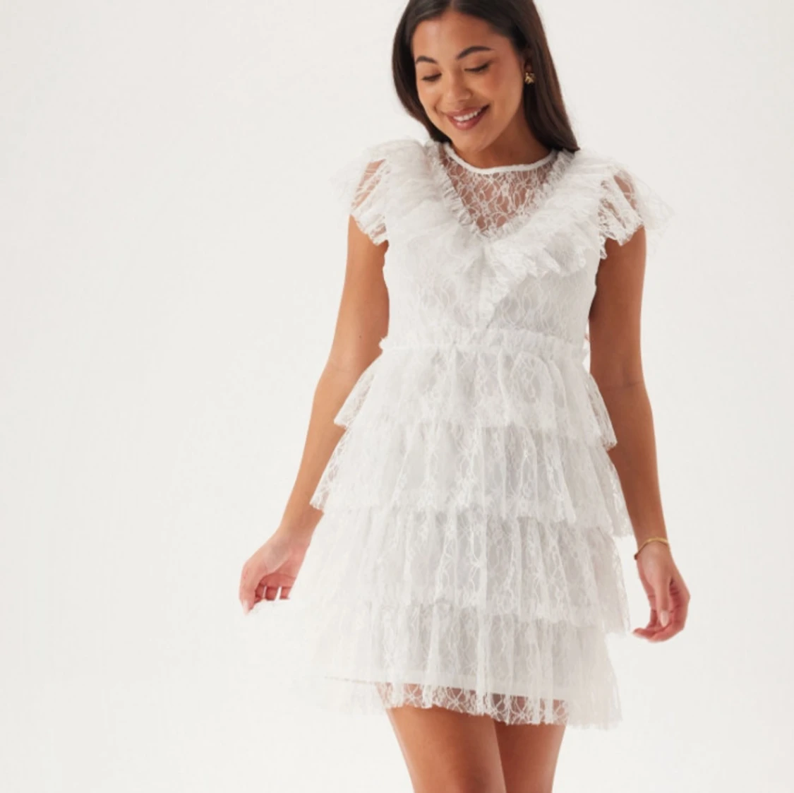 Vit Studentklänning 