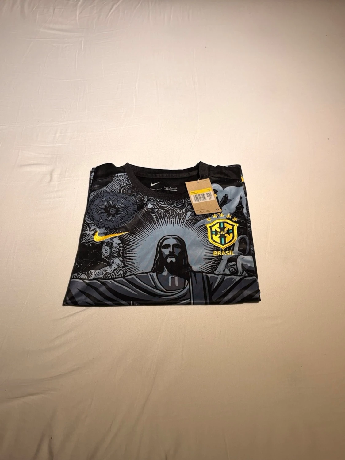 Nike Brasil grafisk t-shirt svart/grå - 2