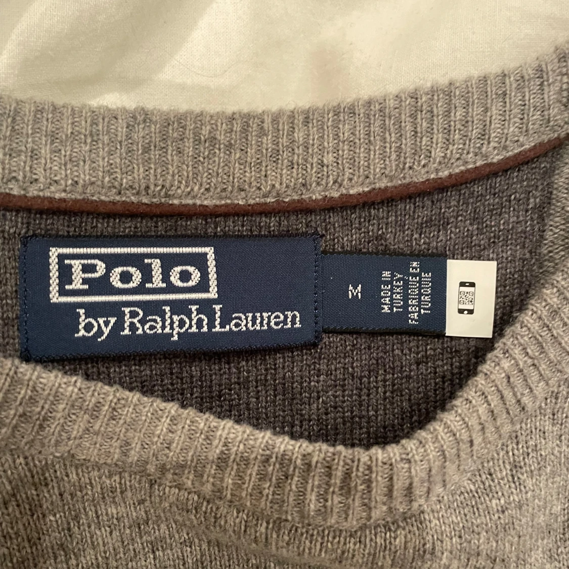 Grå merinoull tröja från Ralph Lauren  - 2