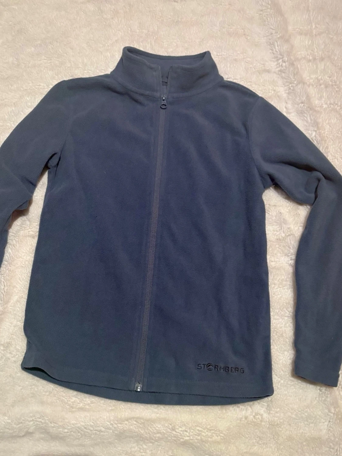 Blågrå fleecejacka från Stormberg