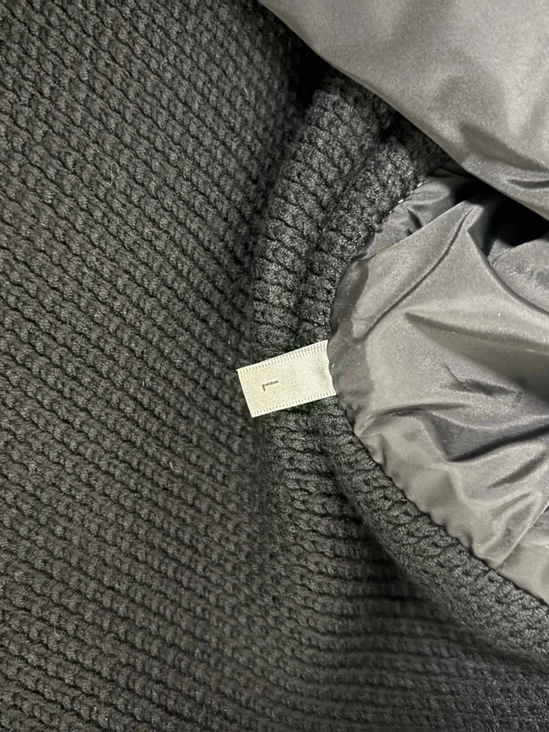 Svart hoodiejacka/cardigan från Dior - 3
