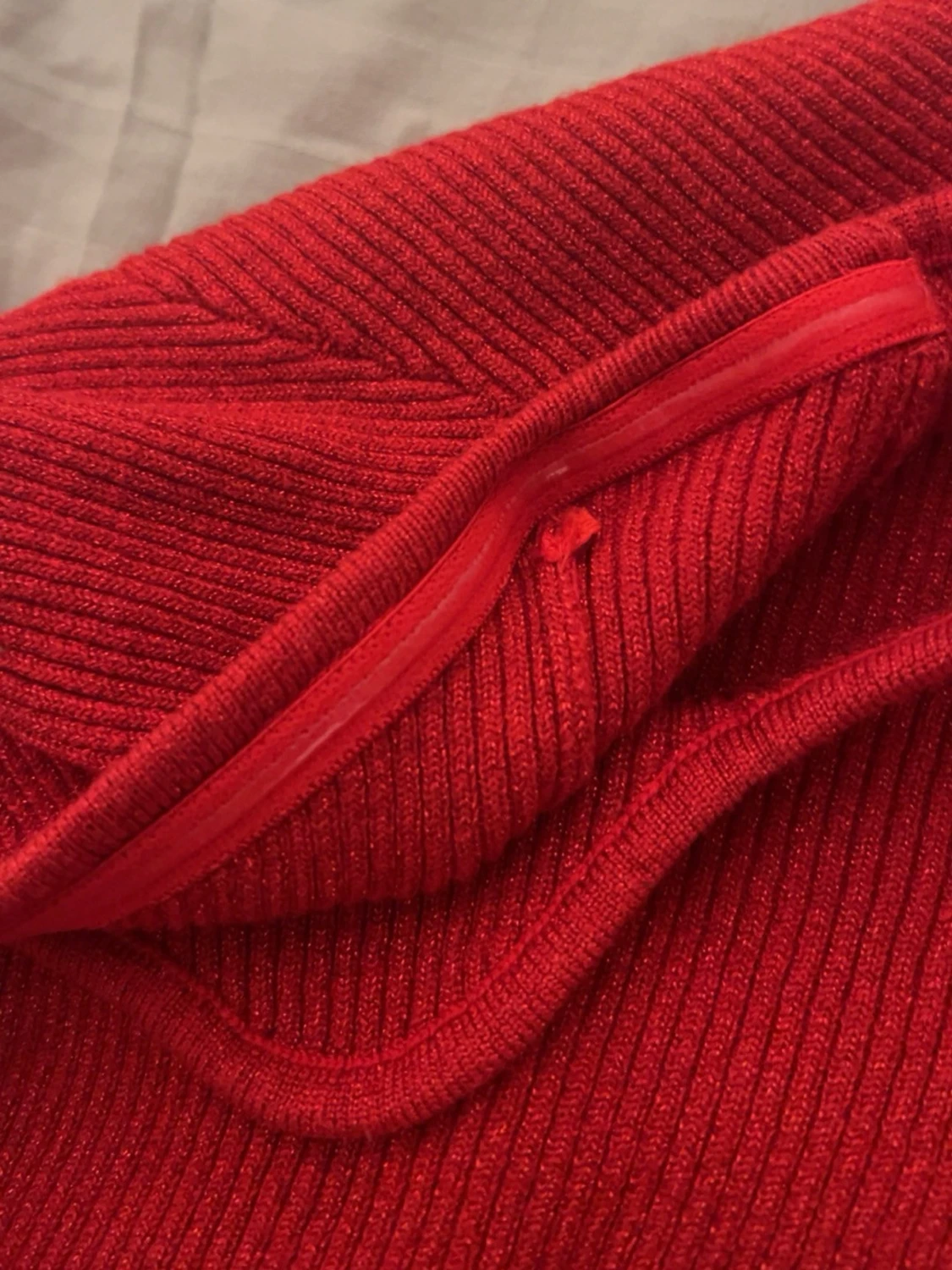 Röd glitter topp från Amisu - 4