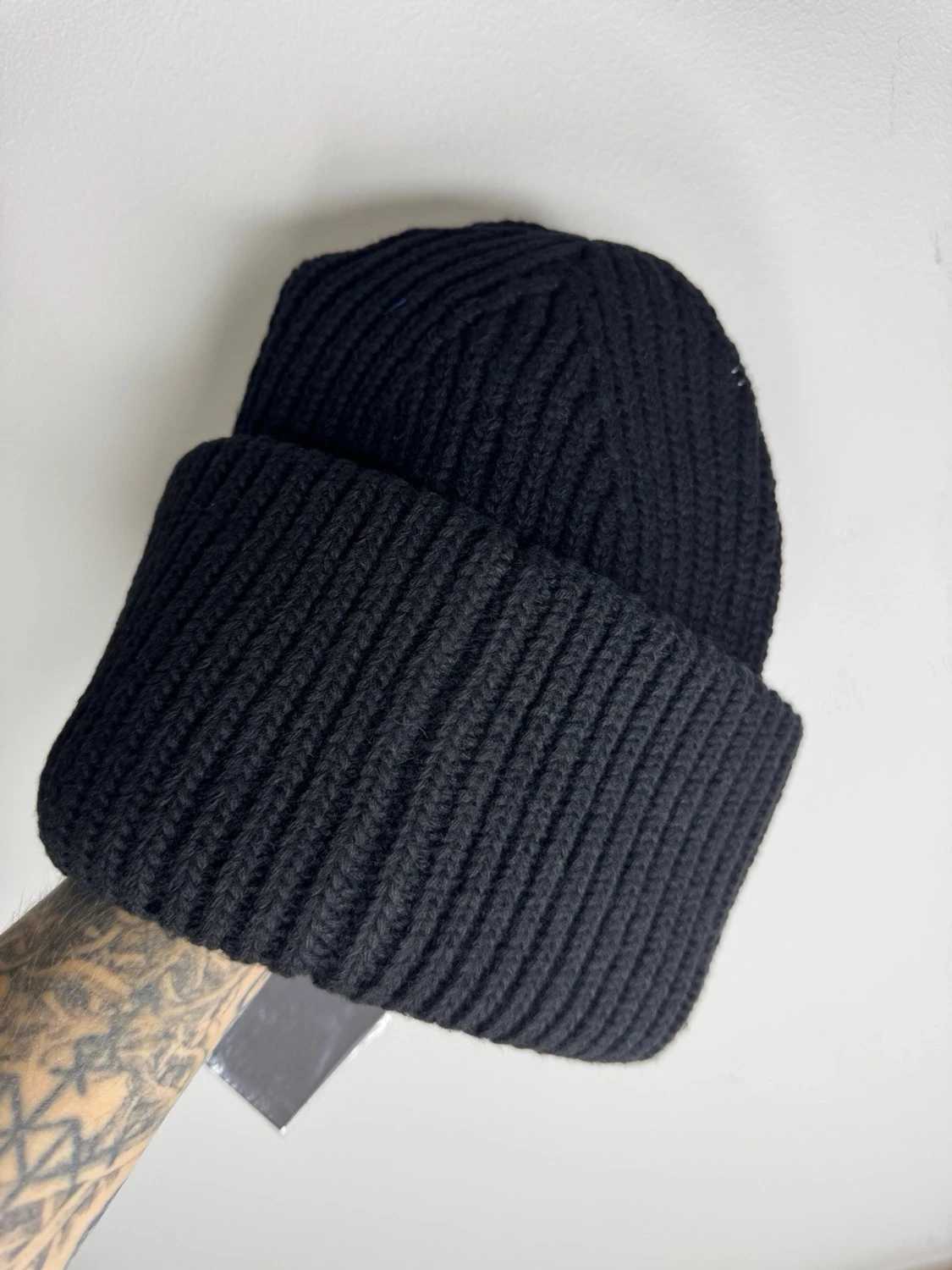 Svart stickad mössa Acne Studios - 1