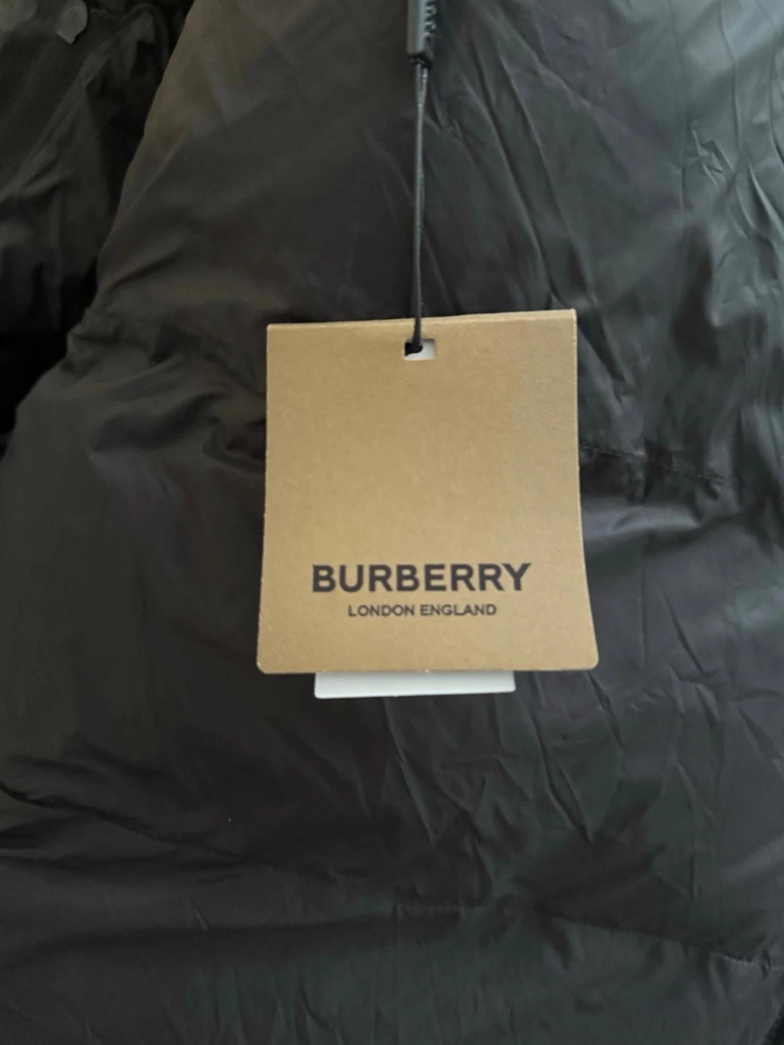 Svart burberry jacka - 4