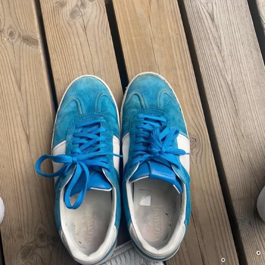 Valentino flycrews blå/vita sneakers - 2