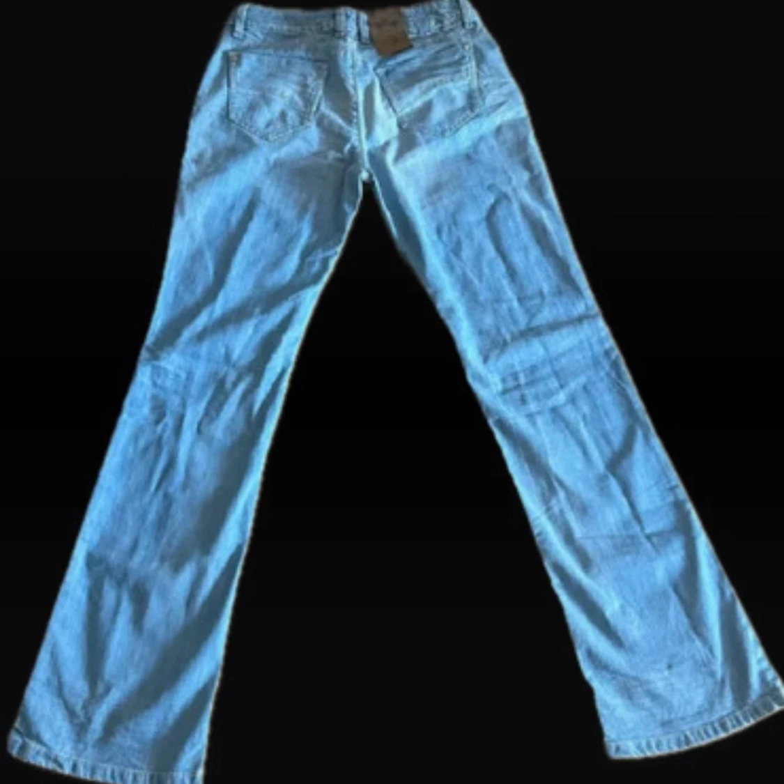 Ljusblå bootcut jeans - 1