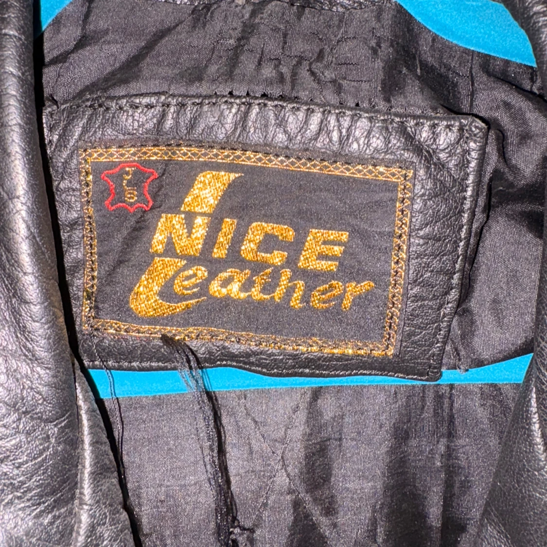 Äkta läder jacka - 2